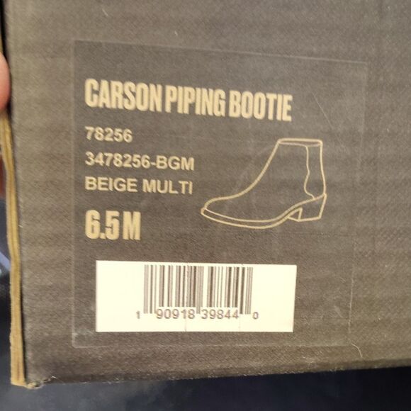 Frye Tan Ankle Booties with Low Heel - Picture 8 of 8